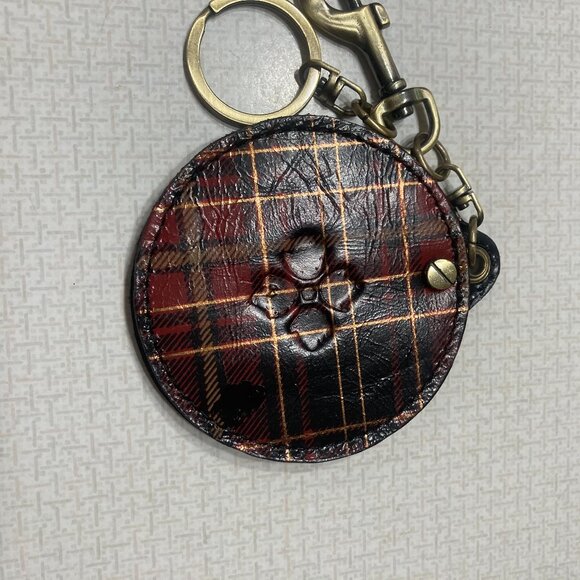 EUC Patricia Nash Tartan Leather set; Crossbody, Matching wallet and Mirror - Picture 14 of 15